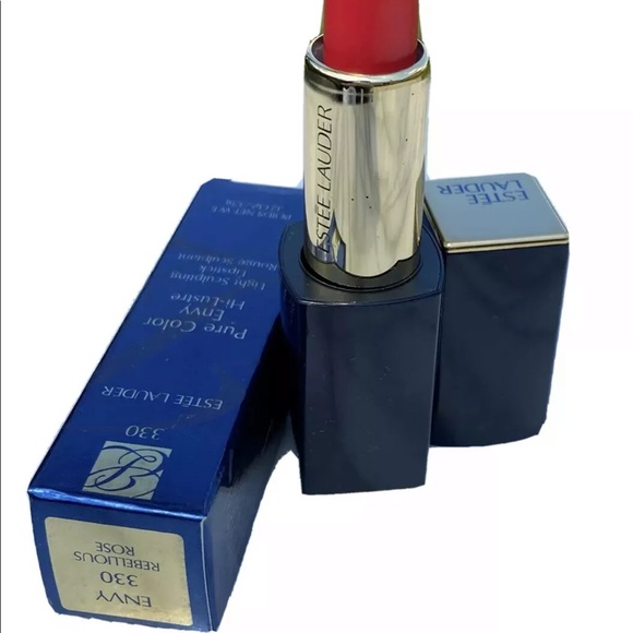 Estee Lauder ENVY Lustre Lipstick 330 Rebel Rose - Picture 2 of 7